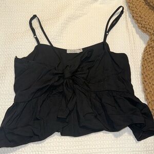 Black Tie Crop Top